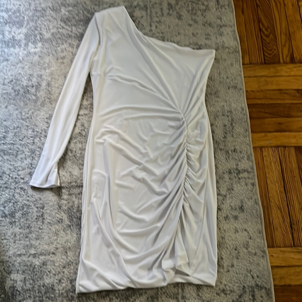 Ruched mini dress